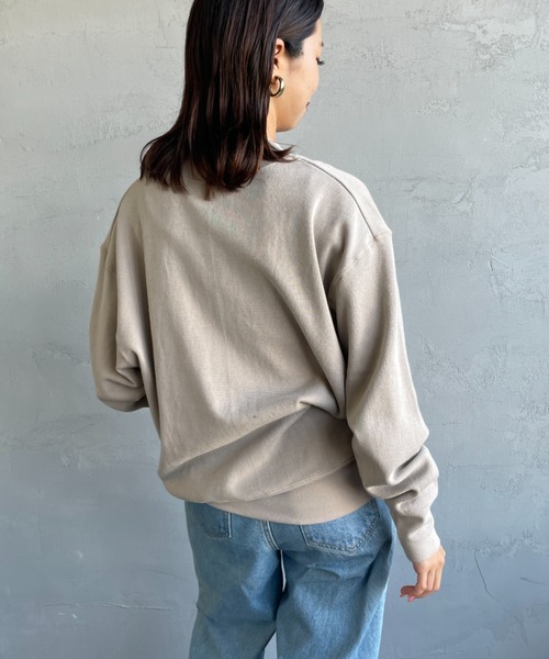 gicipi（ジチピ）の「[GICIPI/ジチピ] ORSO ミラノリブ コットンニットソー（スウェット・レディース・ベージュ/ブラック・3）」の21枚目の写真