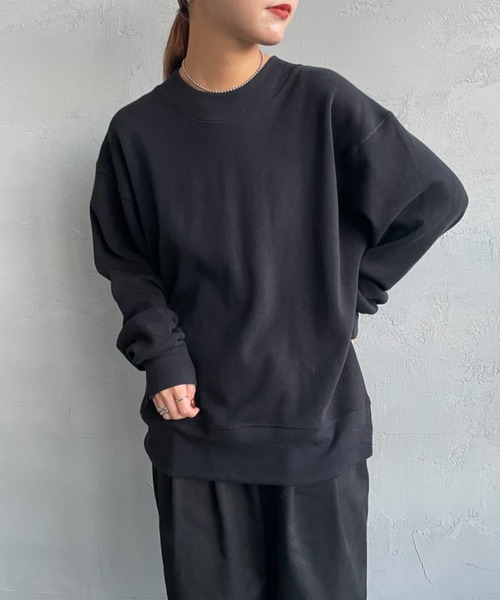 gicipi（ジチピ）の「[GICIPI/ジチピ] ORSO ミラノリブ コットンニットソー（スウェット・レディース・ベージュ/ブラック・3）」の10枚目の写真