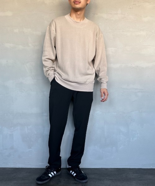 gicipi（ジチピ）の「[GICIPI/ジチピ] ORSO ミラノリブ コットンニットソー（スウェット・レディース・ベージュ/ブラック・3）」の5枚目の写真