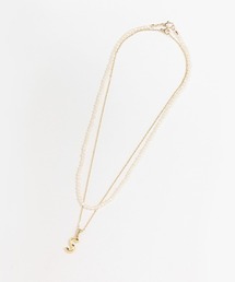 LOVETOXIC（ラブトキシック）の「パールつきイニシャルネックレス（その他小物・キッズ）」