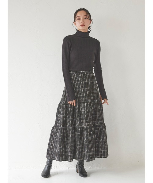 Stylevoice for xxx（スタイルヴォイスフォー）の「バックスリットリブカットソートップス（Tシャツ/カットソー・レディース・ブラック/グレー/レッド・FREE）」の12枚目の写真