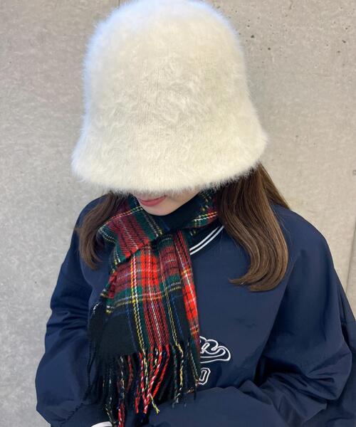 PHILLY（フィリー）の「【PHILLY】シャギーベルハット（ハット・レディース・ブラック/アイボリー/グレー・FREE）」の4枚目の写真