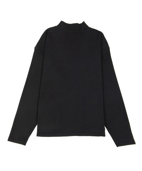 PUNYUS(プニュズ)の「ハイネックロンT(Tシャツ/カットソー・レディース・ブラック/ホワイト・2/3/4/1)」の3枚目の写真