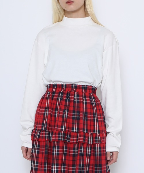 PUNYUS(プニュズ)の「ハイネックロンT(Tシャツ/カットソー・レディース・ブラック/ホワイト・2/3/4/1)」の21枚目の写真