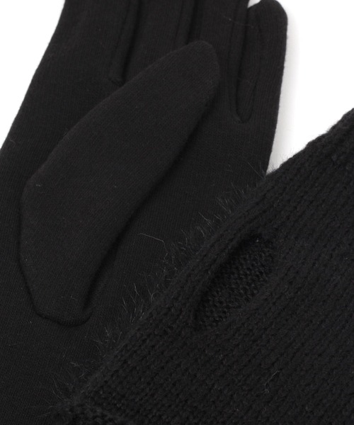 BAYFLOW(ベイフロー)の「3WAYファーグローブ(手袋・レディース・ベージュ/ブラック/チャコール・FREE)」の10枚目の写真