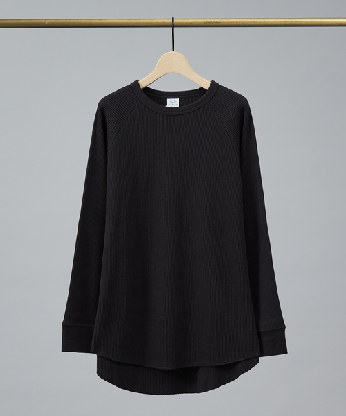 FRUIT OF THE LOOM（フルーツオブザルーム）の「【FRUIT OF THE LOOM】ヘビーオンス サーマル ラグラン クルー ロンT（Tシャツ/カットソー・メンズ・オフホワイト/オレンジ/パープル/ブラック・XL/L/M）」の14枚目の写真