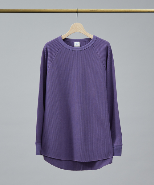 FRUIT OF THE LOOM（フルーツオブザルーム）の「【FRUIT OF THE LOOM】ヘビーオンス サーマル ラグラン クルー ロンT（Tシャツ/カットソー・メンズ・オフホワイト/オレンジ/パープル/ブラック・XL/L/M）」の19枚目の写真