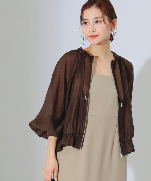 B:MING by BEAMS（ビーミングバイビームス）の「B:MING by BEAMS / シアー ブルゾン（ブルゾン・レディース・ブラウン/ブラック・SMALL/MEDIUM）」の12枚目の写真