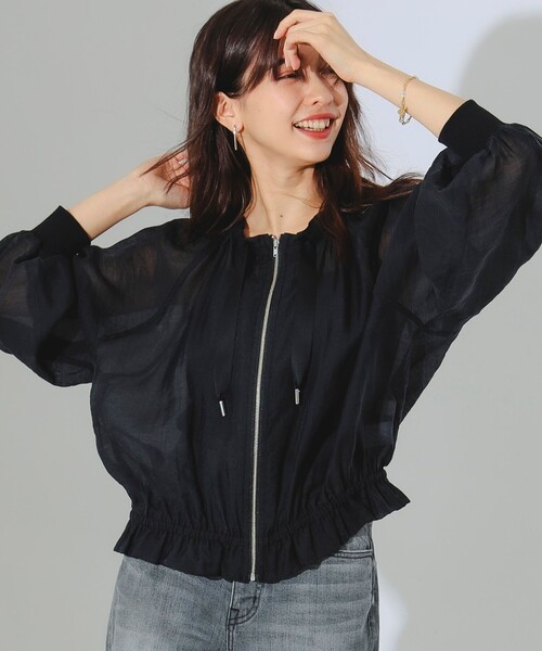 B:MING by BEAMS（ビーミングバイビームス）の「B:MING by BEAMS / シアー ブルゾン（ブルゾン・レディース・ブラウン/ブラック・SMALL/MEDIUM）」の18枚目の写真