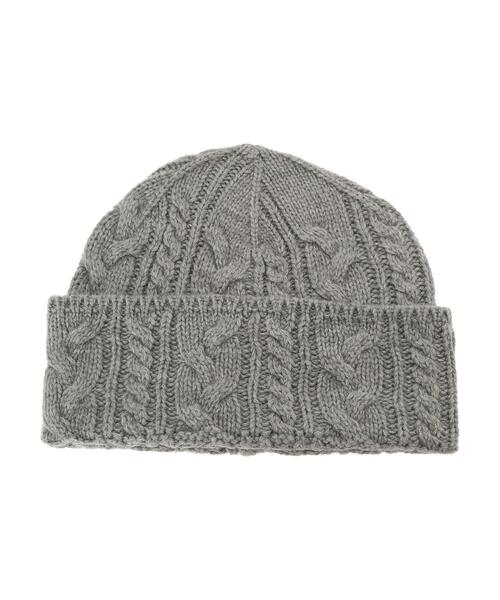 AMERICAN HOLIC（アメリカンホリック）の「ケーブルニットキャップ（ニットキャップ/ビーニー・レディース・ベージュ系その他2/杢グレー・FREE）」の14枚目の写真