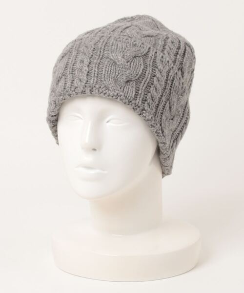 AMERICAN HOLIC（アメリカンホリック）の「ケーブルニットキャップ（ニットキャップ/ビーニー・レディース・ベージュ系その他2/杢グレー・FREE）」の8枚目の写真