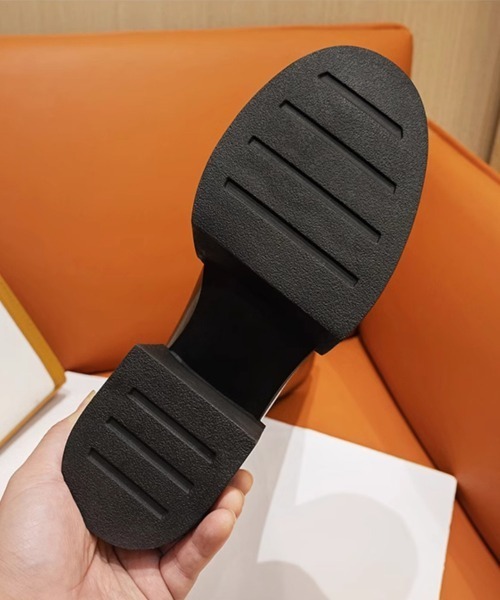 Miniministore（ミニミニストア）の「ロングブーツ 厚底 ジョッキーブーツ韓国（ブーツ・レディース・ブラック/ブラウン・24.0cm/24.5cm/23.5cm/23.0cm/22.5cm）」の14枚目の写真