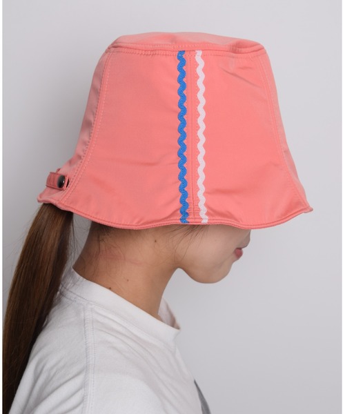 Flowering（フラワーリング）の「【Chill Panda/チルパンダ】サイドライン平天撥水サウナハット（ハット・レディース・ホワイト/グレー/ピンク/ブラック/ブルー・FREE）」の7枚目の写真
