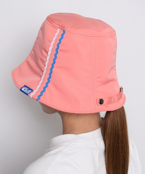 Flowering（フラワーリング）の「【Chill Panda/チルパンダ】サイドライン平天撥水サウナハット（ハット・レディース・ホワイト/グレー/ピンク/ブラック/ブルー・FREE）」の9枚目の写真