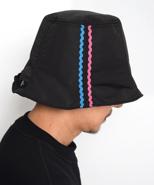 Flowering（フラワーリング）の「【Chill Panda/チルパンダ】サイドライン平天撥水サウナハット（ハット・レディース・ホワイト/グレー/ピンク/ブラック/ブルー・FREE）」の16枚目の写真