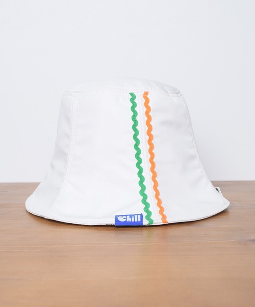 Flowering（フラワーリング）の「【Chill Panda/チルパンダ】サイドライン平天撥水サウナハット（ハット・レディース・ホワイト/グレー/ピンク/ブラック/ブルー・FREE）」の17枚目の写真