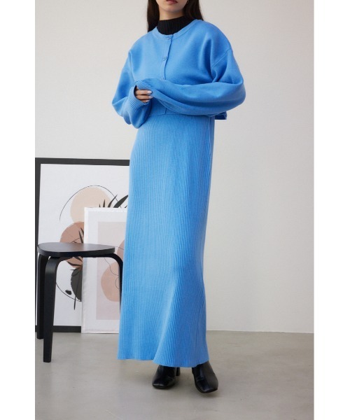 セール】レイヤードセットニットワンピ（ワンピース）｜AZUL BY MOUSSY