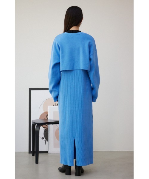 セール】レイヤードセットニットワンピ（ワンピース）｜AZUL BY MOUSSY