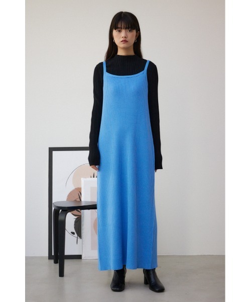 セール】レイヤードセットニットワンピ（ワンピース）｜AZUL BY MOUSSY