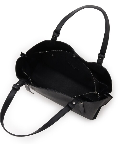 INDIVI(インディヴィ)の「◆【合皮/A4収納可能】横型トートバック(トートバッグ・レディース・ナチュラル/ブラック/ブラウン系その他・00)」の10枚目の写真