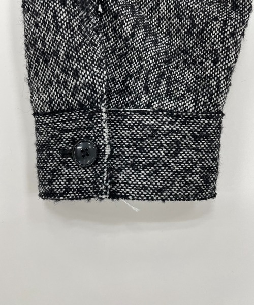 HARE（ハレ）の「カットオフツイードブルゾン(HARE)（ブルゾン・メンズ・ブラック/ブラウン・MEDIUM/SMALL）」の19枚目の写真