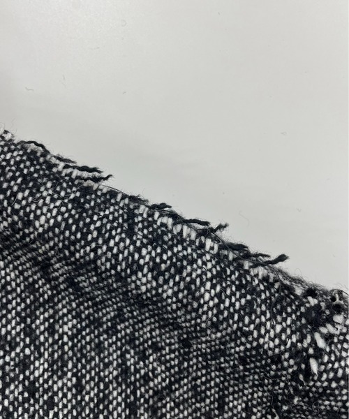 HARE（ハレ）の「カットオフツイードブルゾン(HARE)（ブルゾン・メンズ・ブラック/ブラウン・MEDIUM/SMALL）」の21枚目の写真