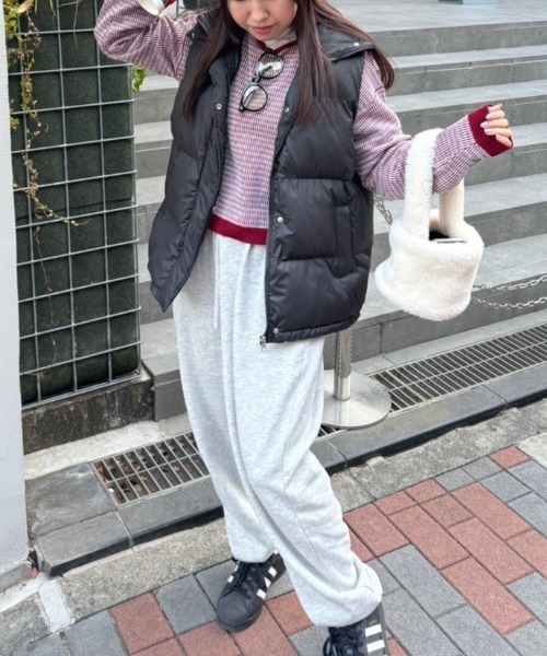 nemne store(ネンネストア)の「【低身長サイズあり】柄ジャガードショートニットトップス(ニット/セーター・レディース・ブラック/レッド/ブルー・SMALL/MEDIUM)」の8枚目の写真
