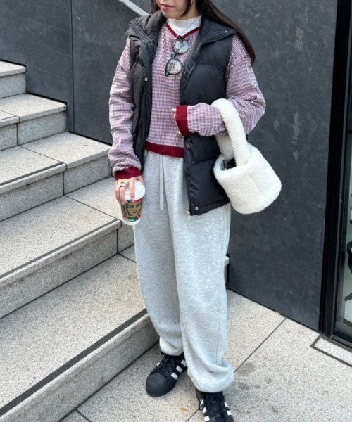 nemne store(ネンネストア)の「【低身長サイズあり】柄ジャガードショートニットトップス(ニット/セーター・レディース・ブラック/レッド/ブルー・SMALL/MEDIUM)」の16枚目の写真