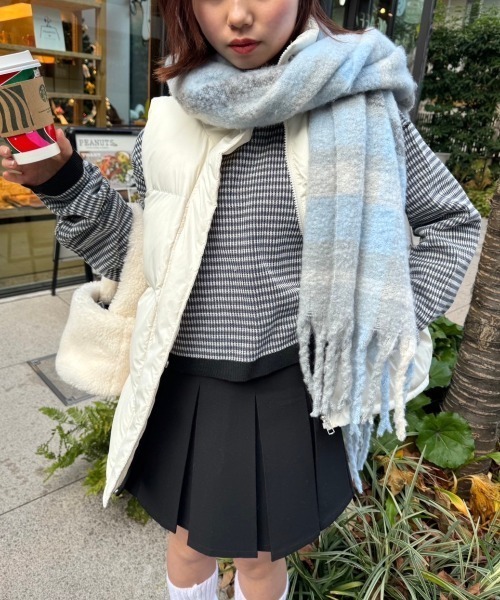 nemne store(ネンネストア)の「【低身長サイズあり】柄ジャガードショートニットトップス(ニット/セーター・レディース・ブラック/レッド/ブルー・SMALL/MEDIUM)」の9枚目の写真