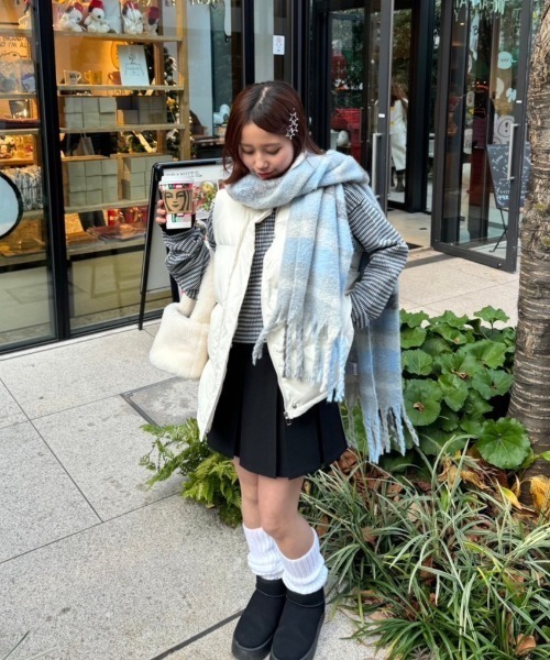 nemne store(ネンネストア)の「【低身長サイズあり】柄ジャガードショートニットトップス(ニット/セーター・レディース・ブラック/レッド/ブルー・SMALL/MEDIUM)」の11枚目の写真