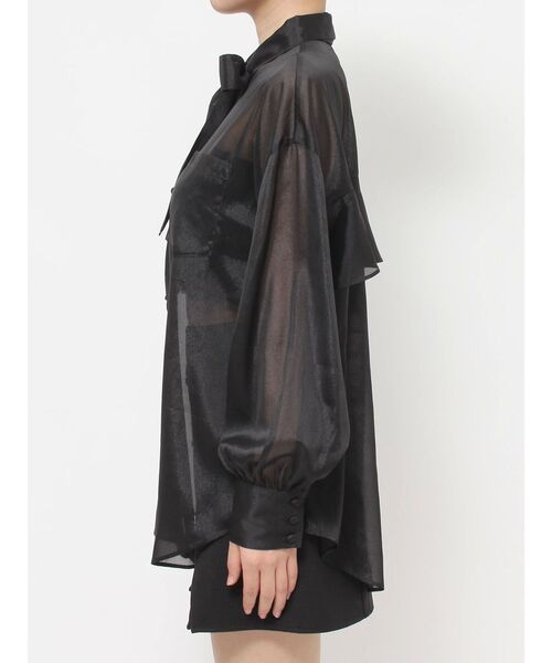 EATME（イートミー）の「フリルオーバーシャツ（シャツ/ブラウス・レディース・ブラック/グレー/イエロー・FREE）」の15枚目の写真