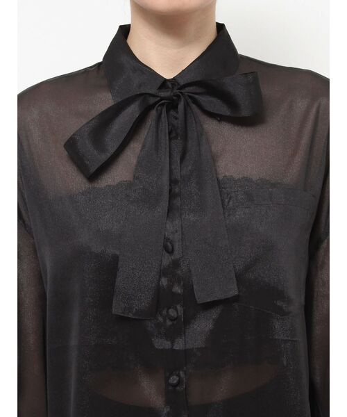 EATME（イートミー）の「フリルオーバーシャツ（シャツ/ブラウス・レディース・ブラック/グレー/イエロー・FREE）」の17枚目の写真