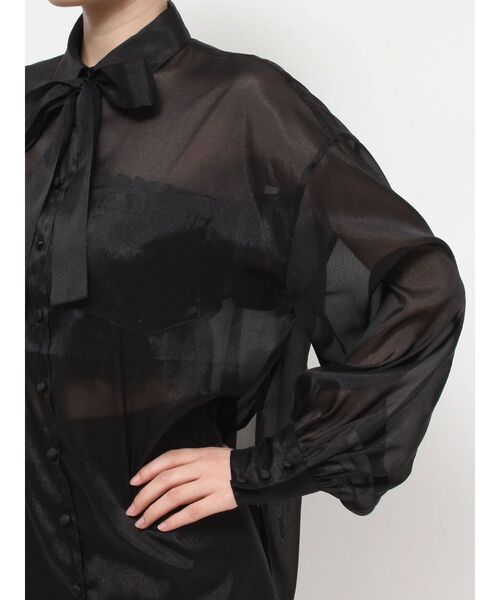 EATME（イートミー）の「フリルオーバーシャツ（シャツ/ブラウス・レディース・ブラック/グレー/イエロー・FREE）」の18枚目の写真