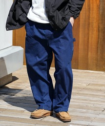 ELEMENT メンズ SHOD PANTS W_9 デニムパンツ/エレメントリラックスワイドフィットペインターデニムパンツ