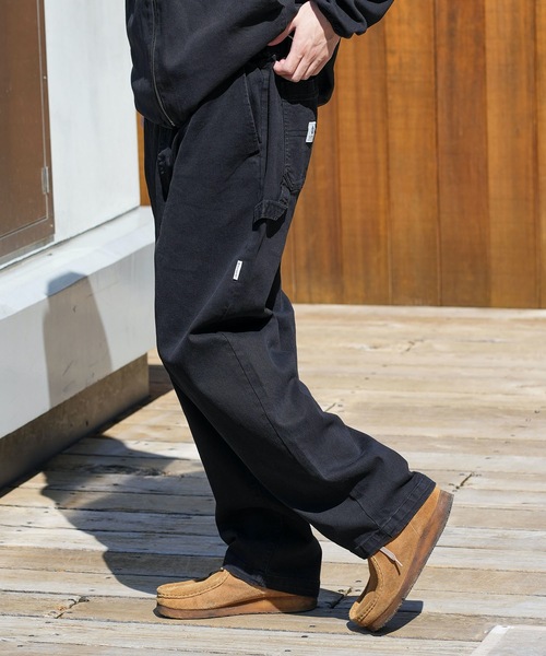 ELEMENT(エレメント)の「ELEMENT メンズ SHOD PANTS W_9 デニムパンツ/エレメントリラックスワイドフィットペインターデニムパンツ(デニムパンツ・メンズ・ライトブルー/インディゴブルー/ブルー系その他・LARGE/X-LARGE/MEDIUM)」の17枚目の写真