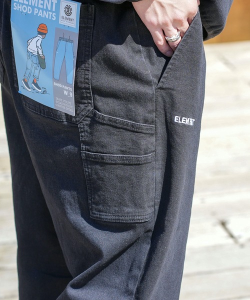 ELEMENT(エレメント)の「ELEMENT メンズ SHOD PANTS W_9 デニムパンツ/エレメントリラックスワイドフィットペインターデニムパンツ(デニムパンツ・メンズ・ライトブルー/インディゴブルー/ブルー系その他・LARGE/X-LARGE/MEDIUM)」の22枚目の写真