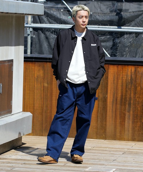 ELEMENT(エレメント)の「ELEMENT メンズ SHOD PANTS W_9 デニムパンツ/エレメントリラックスワイドフィットペインターデニムパンツ(デニムパンツ・メンズ・ライトブルー/インディゴブルー/ブルー系その他・LARGE/X-LARGE/MEDIUM)」の7枚目の写真