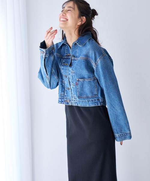 Levi's ダークブルー デニムジャケット Levi's（リーバイス）の「Levi's/リーバイス TYPE I デニム