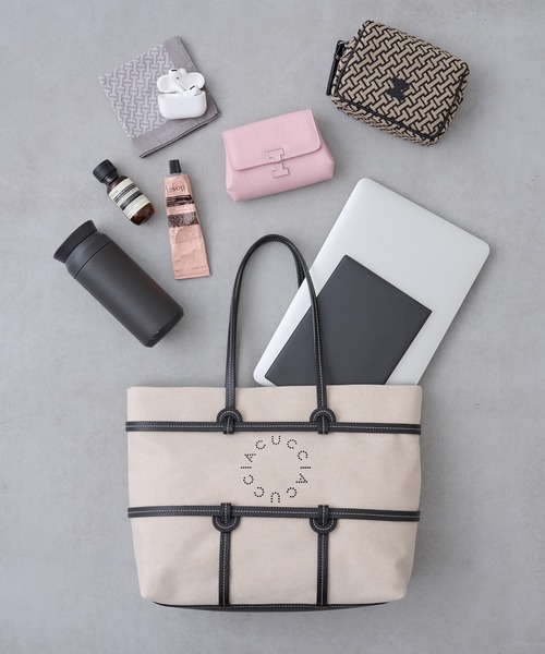 IACUCCI アブルッツォ CANVAS/CERVO バッグ IACUCCI（イアクッチ）の「アブルッツォ CANVAS/CERVO（トート