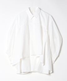 SETUP7 | 【MAISON BREEZE】ドレープフレアーシャツブラウス trc(シャツ/ブラウス)
