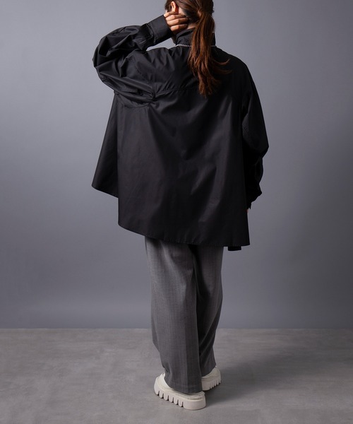 SETUP7(セットアップセブン)の「【SETUP7】classical drape blouse ドレープフレアーブラウス シャツ trc(シャツ/ブラウス・レディース・オフホワイト/ブラック・FREE)」の7枚目の写真