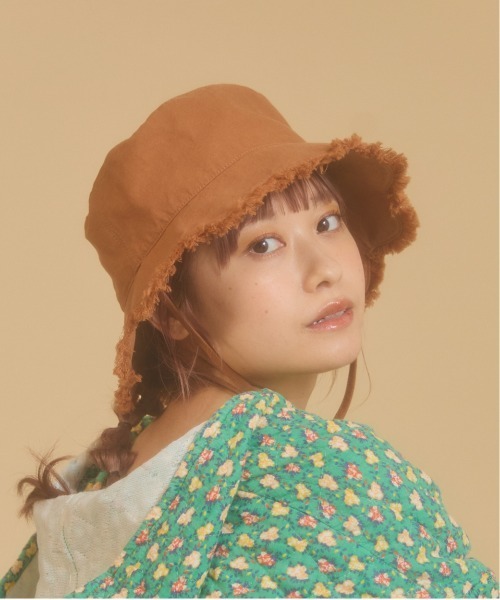 kaorinomori（カオリノモリ）の「kaorinomori ペタルハット / カオリノモリ（ハット・レディース・ホワイト/ブラウン・M/57.5cm）」の16枚目の写真