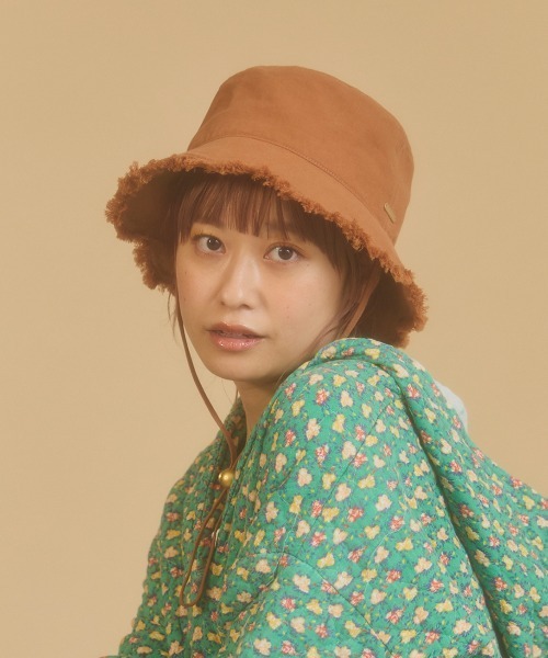 kaorinomori（カオリノモリ）の「kaorinomori ペタルハット / カオリノモリ（ハット・レディース・ホワイト/ブラウン・M/57.5cm）」の15枚目の写真