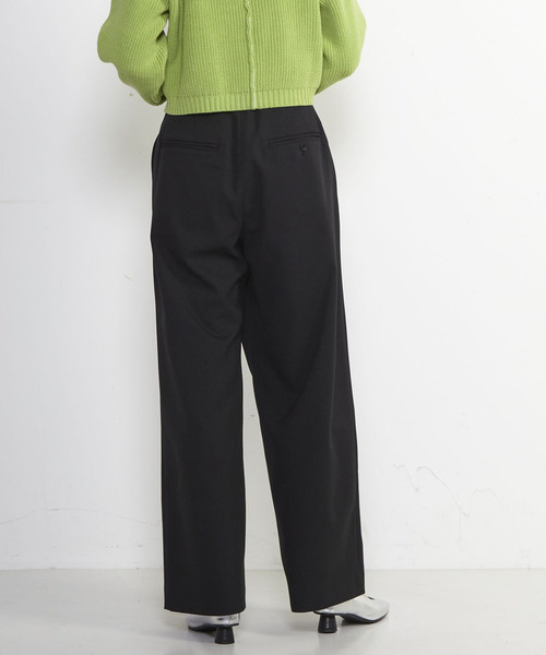 SOFFITTO（ソフィット）の「タイパンストレートパンツ（その他パンツ・レディース・グレイッシュベージュ/ブラック/グリーン・M/S）」の4枚目の写真
