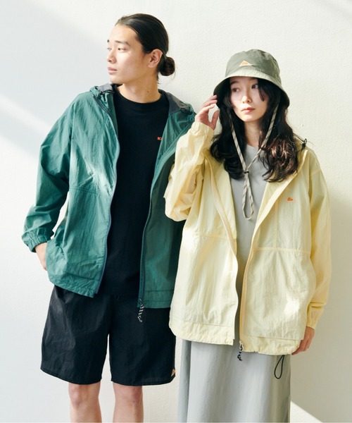 KELTY(ケルティ)の「Wind Parka / 撥水ウィンドパーカー(ブルゾン・レディース・グリーン/ホワイト/ブラック・L/M)」の2枚目の写真