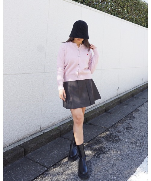 Chouchour（シュシュール）の「【chouchour/シュシュール】ハート刺繍ニットカーディガン（カーディガン/ボレロ・レディース・アイボリー/ピンク/ネイビー・FREE）」の12枚目の写真