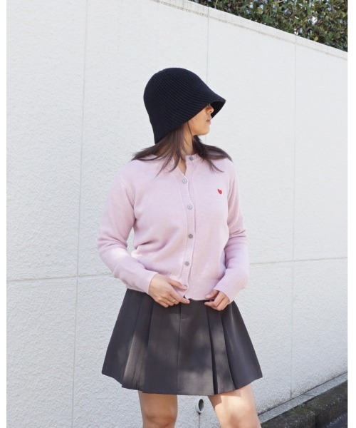 Chouchour（シュシュール）の「【chouchour/シュシュール】ハート刺繍ニットカーディガン（カーディガン/ボレロ・レディース・アイボリー/ピンク/ネイビー・FREE）」の13枚目の写真