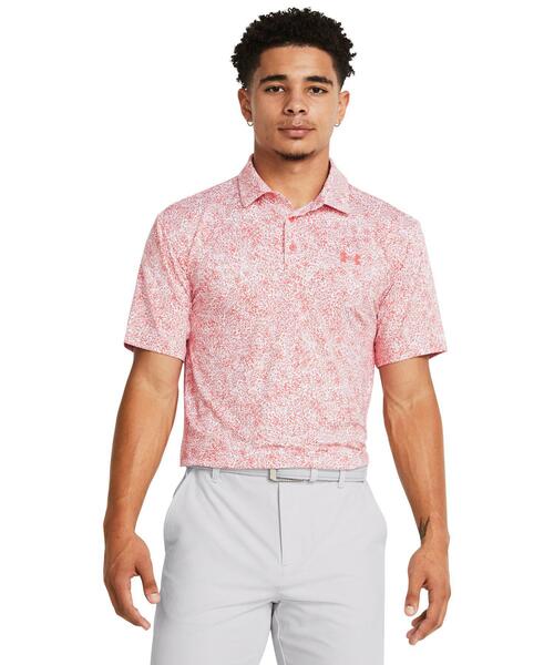 【セール】UAプレーオフ プリント ポロ3.0（ゴルフ/メンズ）（ポロシャツ）｜UNDER ARMOUR（アンダーアーマー）