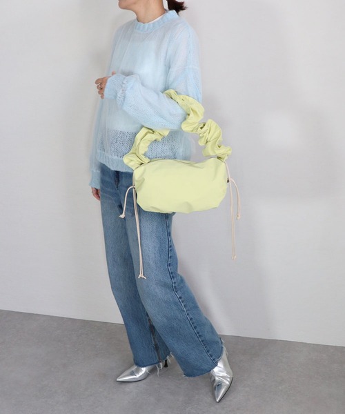 COLDE （コルデ）の「【colde】ギャザーハンドルショルダーバッグ /3241-300-1（ショルダーバッグ・レディース・イエロー/ブラック/アイボリー・FREE）」の16枚目の写真