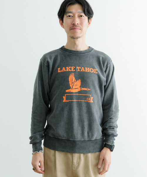 Champion(チャンピオン)の「Champion RW Crew Neck Sweat Z013(スウェット・メンズ・ブラック/グレー/グリーン/ネイビー・LARGE/MEDIUM)」の15枚目の写真